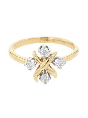 Tiffany & Co Ring Jean Schlumberger Diamond 18K Yellow Gold